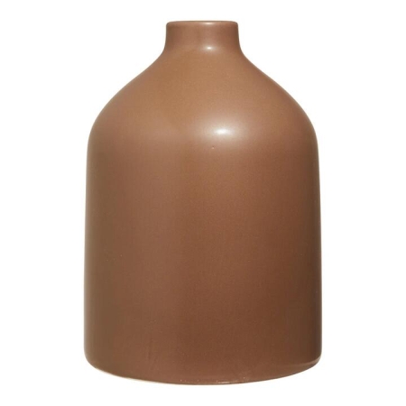 Stone Vase Medium Caramel Size 19X25cm by Home Beautiful-Medium