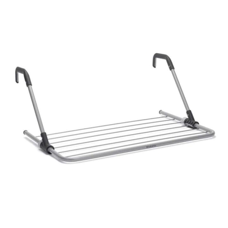 Hanging Drying Rack Metallic 4.5m Size 68X44X3.5cm in Grey by Brabantia-Grey