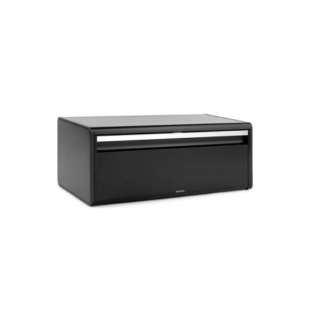 Fall Front Bread Bin in Matte Black by Brabantia-Matte Black