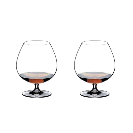 Vinum 2 Piece Crystal Brandy Glass Set 840ml Size 27X13.9X19.5cm by Riedel