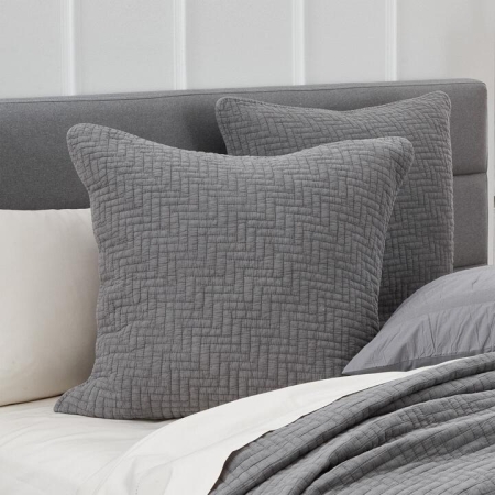 Naya European Pillow Case Cinder by Home Beautiful