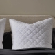 Essential Quilted European Pillowcase Natural Size 65X65cm by Adorn Living