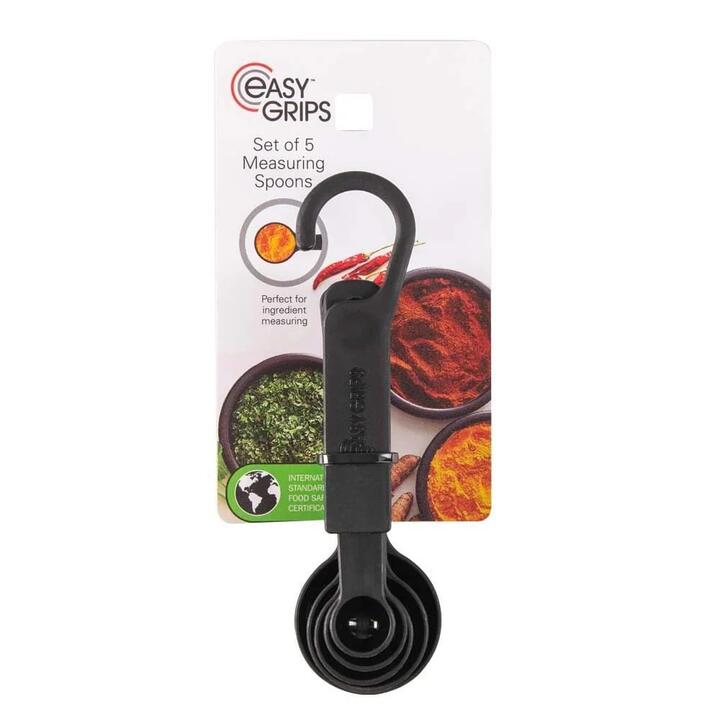 5 Piece Measuring Spoon Set by Easy Grips