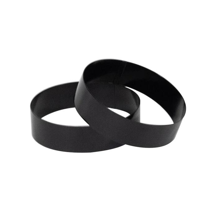 A Series 2 Piece Cooking Ring Set Size 9.5cmX2.5cm by Soffritto