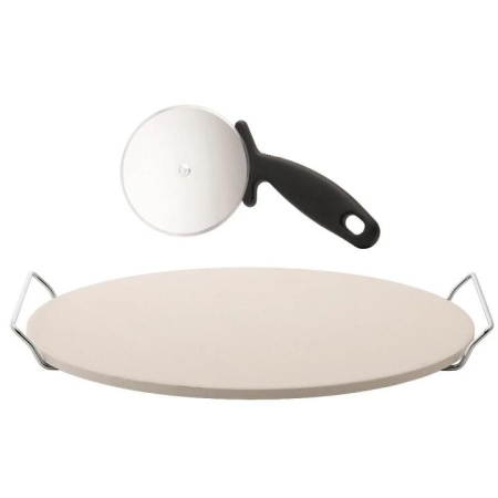 Professional Flameproof 3 Piece Pizza Stone Set by Soffritto