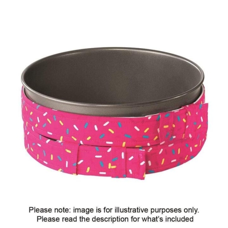 Professional Set of 2 Cake Bake Strips by Soffritto