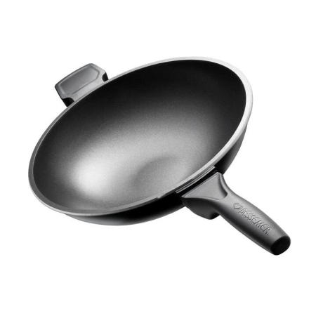 Non Stick Stir Fry Pan Ebony Size 32X9cm by Bessemer