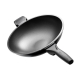 Non Stick Stir Fry Pan Ebony Size 32X9cm by Bessemer