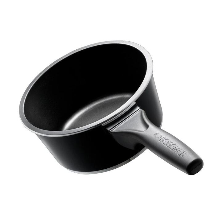 Saucepan Size 18cm in Black by Bessemer-Black