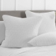 Naya European Pillowcase Size 65cmX65cm in White by Home Beautiful-White
