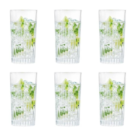 Tonic Highball Glass Set of 6 Size 330ml by Cellar