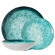 Reef 12 Piece Dinner Set Teal by Ambrosia