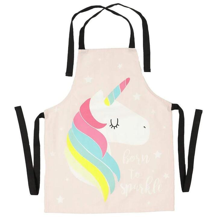 Kids Cotton Apron Unicorn Size 47x60cm 100% Cotton by Ambrosia