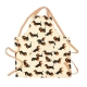 Cotton Apron Dachshund Size 70x80cm 100% Cotton by Ambrosia