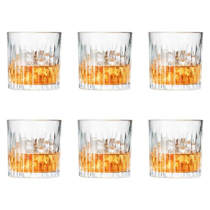 Tonic Double Old Fashion Glass Set of 6 Size 285ml by Cellar