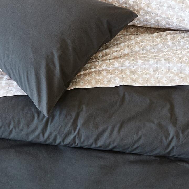 Edit Pillowcase Pair Size 48X73cm in White by Alex Liddy-White