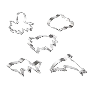 Professional Bake Cookie Cutter Set of 5 Under the Sea by Soffritto