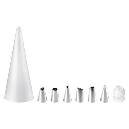 Professional Bake Reusable Piping Bag & Russian Nozzle Set by Soffritto