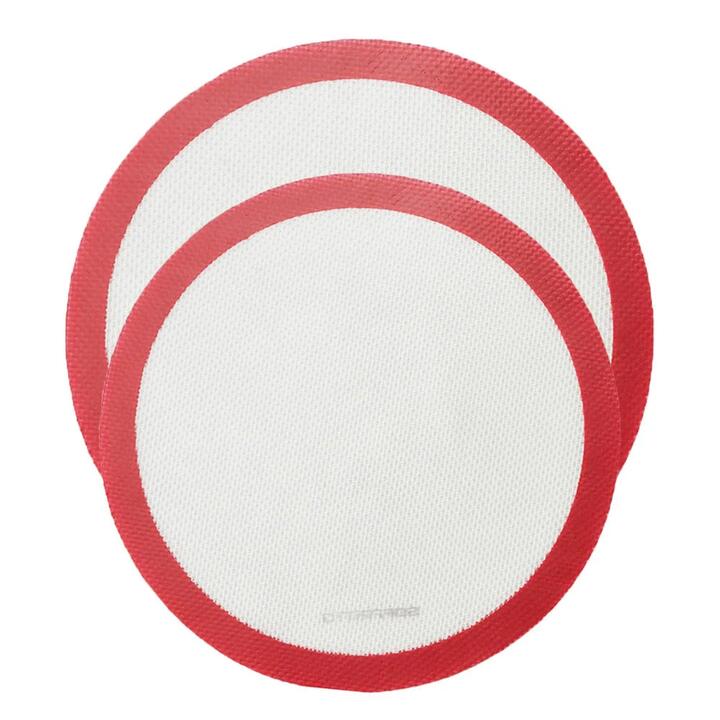 Professional Bake 2 Piece Silicone Round Baking Mats Size 1X21.5cm by Soffritto