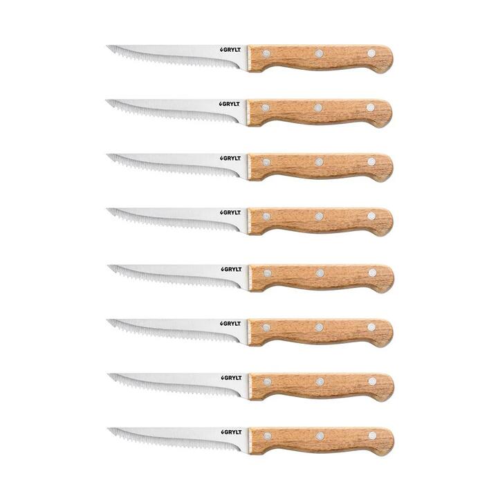 Set of 8 Steak Knives by Grylt