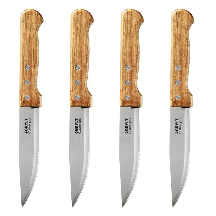 Jumbo 4 Piece Steak Knife Set by Grylt