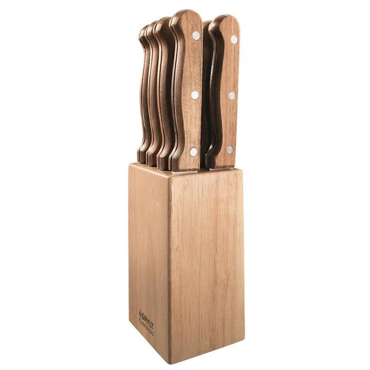 9 Piece Steak Knife Block Set by Grylt