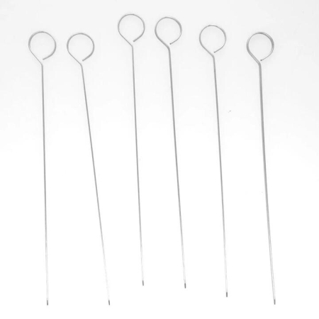 6 Stainless Steel Skewers by Grylt