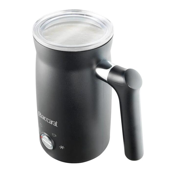 The Perfect Froth Electric Milk Frother Size 16.1X10.5X20.3cm in Black by Baccarat-Black