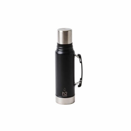 Flash Flask Size 1.2L in Black by h2 hydro2-Black