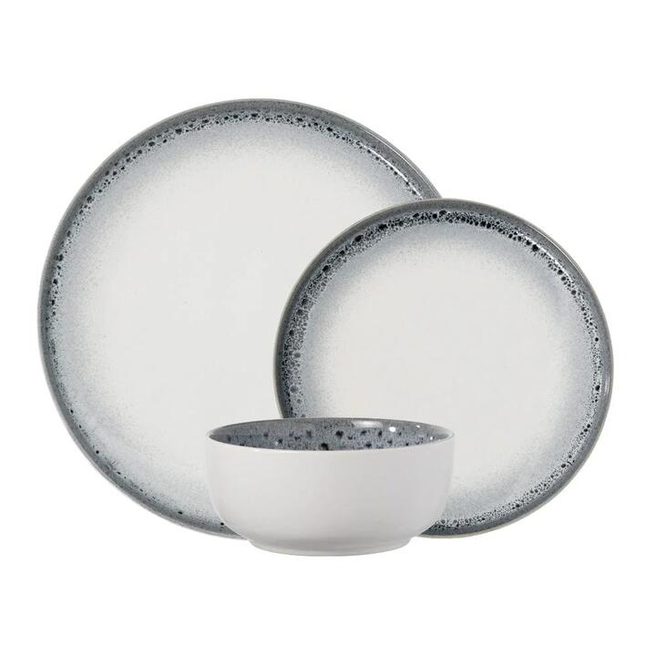 Kona 12 Piece Dinner Set in Blue by Alex Liddy-Blue