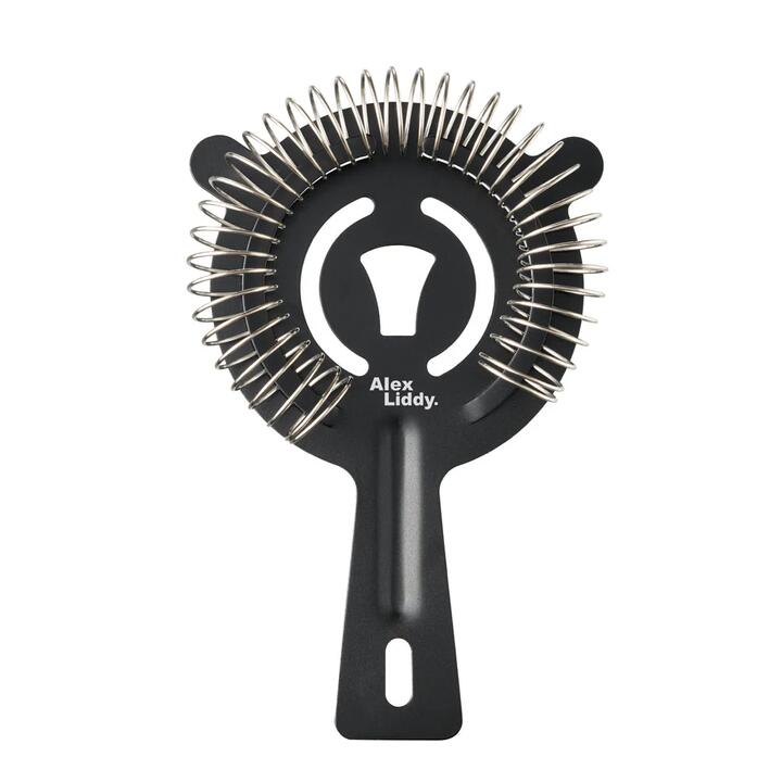 Slate & Co Cocktail Strainer Size 16.5X10.5cm in Black by Alex Liddy-Black