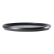 Share Round Stoneware Serving Platter Size 32cm in Black by Alex Liddy-Black