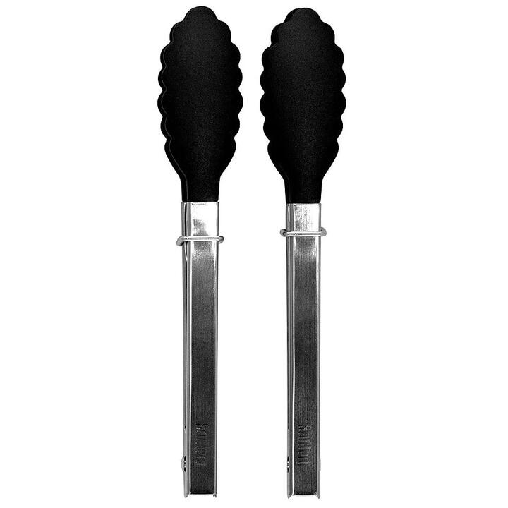 Essentials 2-Piece Stainless Steel Mini Tongs Set by Scullery