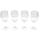 Grand Cru Oversized Bordeaux Glass Set Of 4 Size 850ml by Alex Liddy