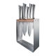 Damashiro Kinzoku 7-Piece Japanese Steel Knife Block by Baccarat