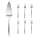Arlo 7 Piece Cake Server & Fork Set by Alex Liddy