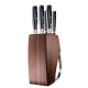 iconiX Holz Knife Block 6 Piece by Baccarat