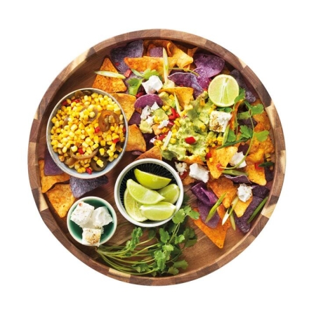 Acacia Round Serving Tray Size 40cm by Alex Liddy