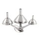 A Series Stainless Steel Funnel Set of 3 by Soffritto