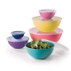 Kolori Prep Set of 6 Mixing Bowls Multicolour by Scullery
