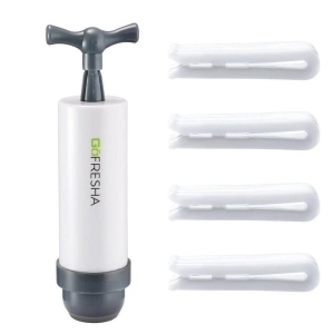 Plastic 17-Piece Vacuum Seal Bags Set Size 26X34cm by GoFresha