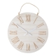 Wooden Clock in White by MyHouse-White