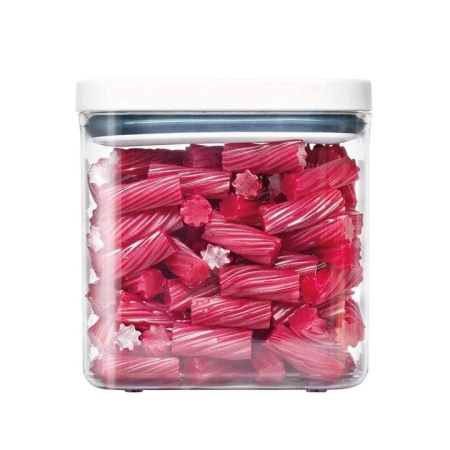 Medium Rectangular Locking Canister Size 1700ml by GoFresha