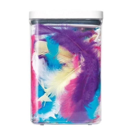 Large Rectangular Locking Canister Size 2600ml by GoFresha