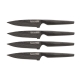 iD3 Samurai 4 Piece Steak Knife Set in Black by Baccarat-Black