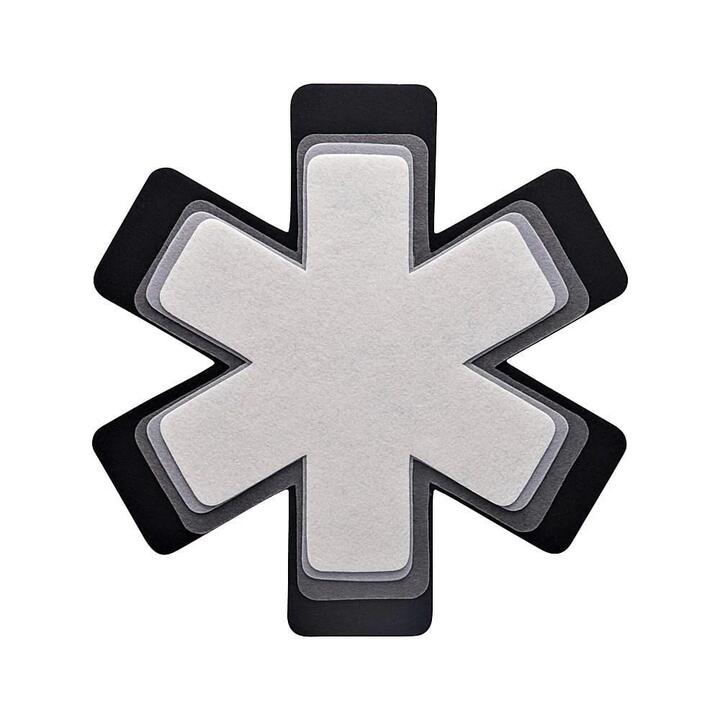 4 Piece Felt Pan & Pot Protector & Divider Set in Grey by Baccarat-Grey