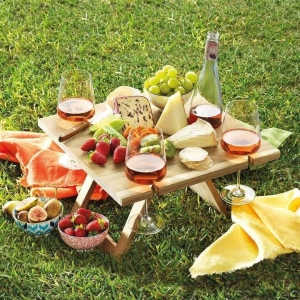 Acacia Picnic Table Size 40cm by Alex Liddy