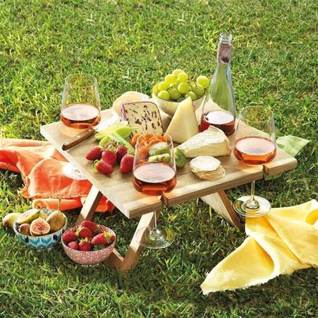 Acacia Picnic Table Size 40cm by Alex Liddy