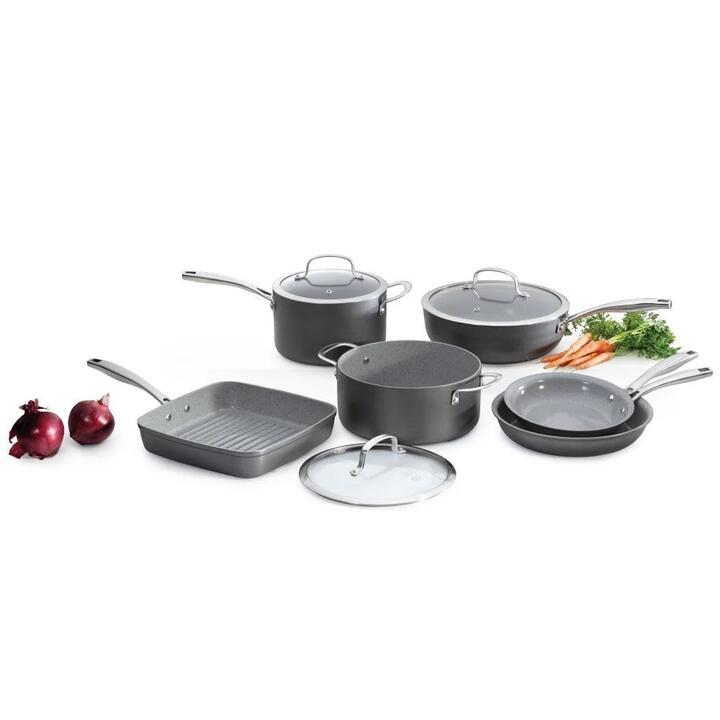 Swiss+Tec 6 Piece Ceramic Non Stick Cookware Set by Cuisine::pro