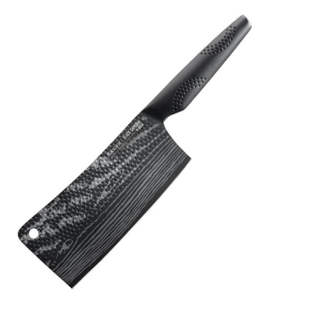 iD3 Samurai Cleaver Knife Size 17cm in Black by Baccarat-Black